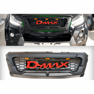 Mascarilla Chevrolet Dmax 2018/2019/2020/2021/2022/2023/2024/2025 C/Logo "Dmax" Negro Rojo
