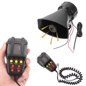 MEGÁFONO SIRENA POLICIAL 7 TONOS