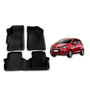 Moqueta Termoformada Tipo Bandeja 3D Chevrolet Spark Gt 2019 2020 2021 2022 2023 2024