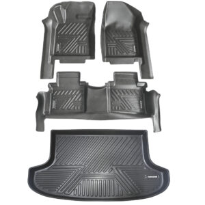 Moquetas Termoformadas Tipo Bandeja 5D Alta Calidad Chevrolet Groove 2020 2021 2022 2023 2024