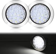 LUZ LED GUIA REDONDA 12V-24V BLANCO