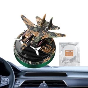 Ambiental Aromatizante Solar Avion De Caza Camuflada