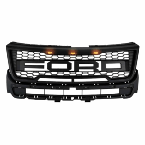Mascarilla Estilo Raptor Con Luz Led Ambar 1pz Ford Explorer 2016-2017-2018-2019