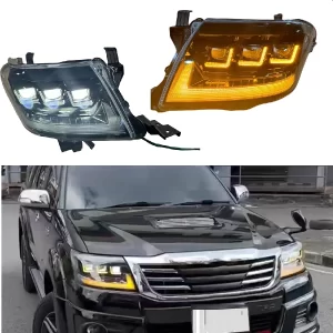 Faros Delanteros o Principales LED DRL para Toyota Hilux Vigo 2012 2013 2014