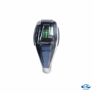 Pomo de palanca de cambios LED activado por tacto universal con corte de cristal, se adapta a la mayoría de los automóviles, perilla de palanca de cambios iluminada multicolor para automóvil