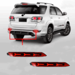 Luces Led De Parachoque Trasero Reflector Led Trasero Para Toyota Fortuner 2008 2009 2010 2011 2012 2013 2014