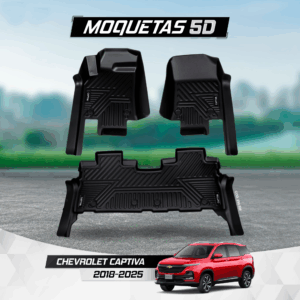 Moquetas Termoformadas Tipo Bandeja 5d Chevrolet Captiva 2018 2019 2020 2021 2022 2023 2024 2025