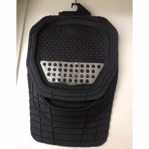 Juego de alfombrillas moquetas de automóvil tipo bandeja de caucho, 5 piezas