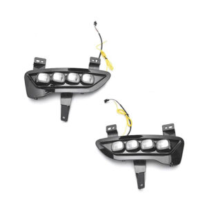 Kit de Neblineros Luces Antiniebla LED Luces DRL Blanco/Ambar para Great Wall Poer 2022 2023 2024