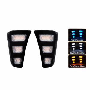 uces Led DRL para Kia Pegas 2018 2019, luces de circulación diurna, señal de giro dinámica, luces antiniebla, accesorios para coche blanco, amarillo y azul, 12V