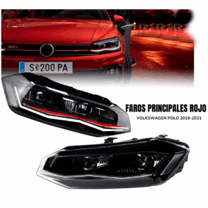 Faros Guías Principales Delanteros LED para Volkswagen Polo 2019 2020 2021