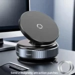 Soporte Magnético Ajustable para Teléfono con Ventosa de Succión al Vacío, Compatible Con Todos los Smartphones y Superficies Lisas como Coche/Gimnasio//Espejo. Soportes Mano Libre Para Auto o Oficina