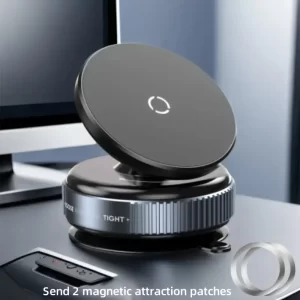 Soporte Magnético Ajustable para Teléfono con Ventosa de Succión al Vacío, Compatible Con Todos los Smartphones y Superficies Lisas como Coche/Gimnasio//Espejo. Soportes Mano Libre Para Auto o Oficina