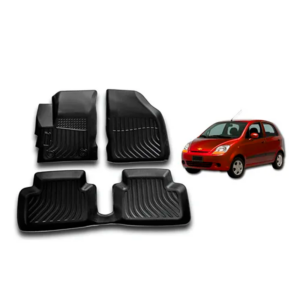 Juego de Moquetas Termoformadas Tipo Bandeja 3D para Chevrolet Spark LT 2019 2020 2021 2022 2023 2024