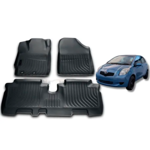 Juego de Moquetas Termoformadas Tipo Bandeja 3D para Toyota Yaris Nitro 2006 2007 2008 2009 2010 2011 2012 2013 2014 2015