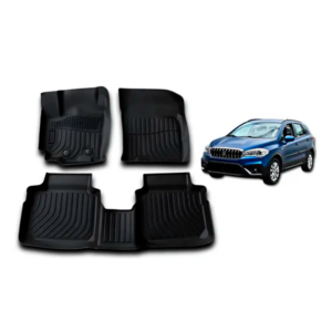 Juego de Moquetas Termoformadas Tipo Bandeja 3D para Suzuki S-Cross 2017 2018 2019 2020 2021