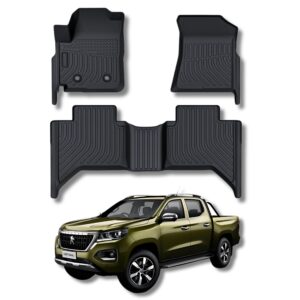 Juego de Moquetas Termoformadas Tipo Bandeja 3D para Peugeot 2019 2020 2021 2022 2023