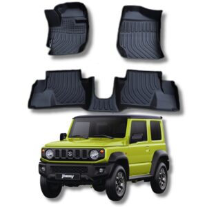 Juego de Moquetas Termoformadas Tipo Bandeja 3D para Suzuki Jimny 2018 2019 2020 2021 2022 2023 2024