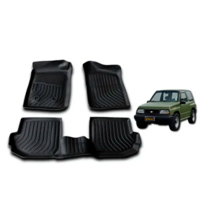 Juego de Moquetas Termoformadas Tipo Bandeja 3D para Vitara Clásico 3 puertas