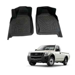 Juego de Moquetas Termoformadas Tipo Bandeja 3D para Chevrolet DMAX Cabina Simple 2004 2005 2006 2007 2008 2009 2010 2011 2012 2013