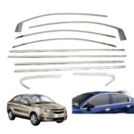 Kit de cromados para filos de ventanas Chevrolet Sail 2010 2012 2013 2014 2015 2016 2017