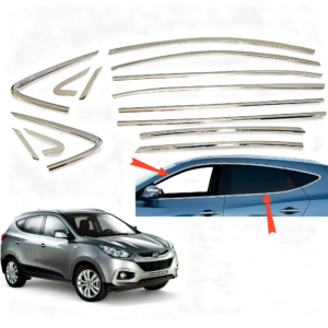 Kit de Cromados para Filos de las Ventanas para Hyundai Tucson 2010 2011 2012 2013 2014 2015