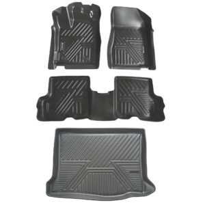 Juego de Moquetas Termoformadas 3D para Renault Sandero Stepway 2016 2017 2018 2019 2020 2021 2022 2023 2024