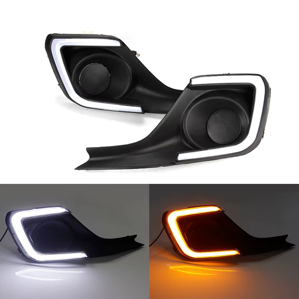 Neblineros LED luz antiniebla, lámpara trasera Real, señal de giro dinámica Drl, compatible con luces antiniebla Suzuki Swift 2018 2019