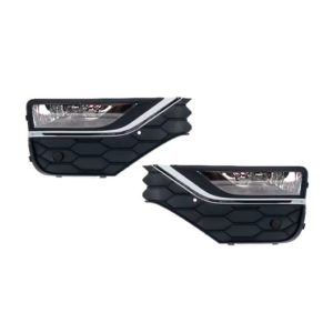 Neblineros Halógenos Conjunto de lámpara antiniebla con cubierta para Amarok 2016 2017 2018 20192020, lámpara antiniebla halógena 4300K ​​Blub + cubierta + arnés + interruptor