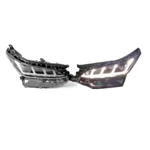 Faros Delanteros LED para Toyota Fortuner 2021 2022 2023 2024, Accesorios de Iluminación con Señal de Giro Secuencial y DRL