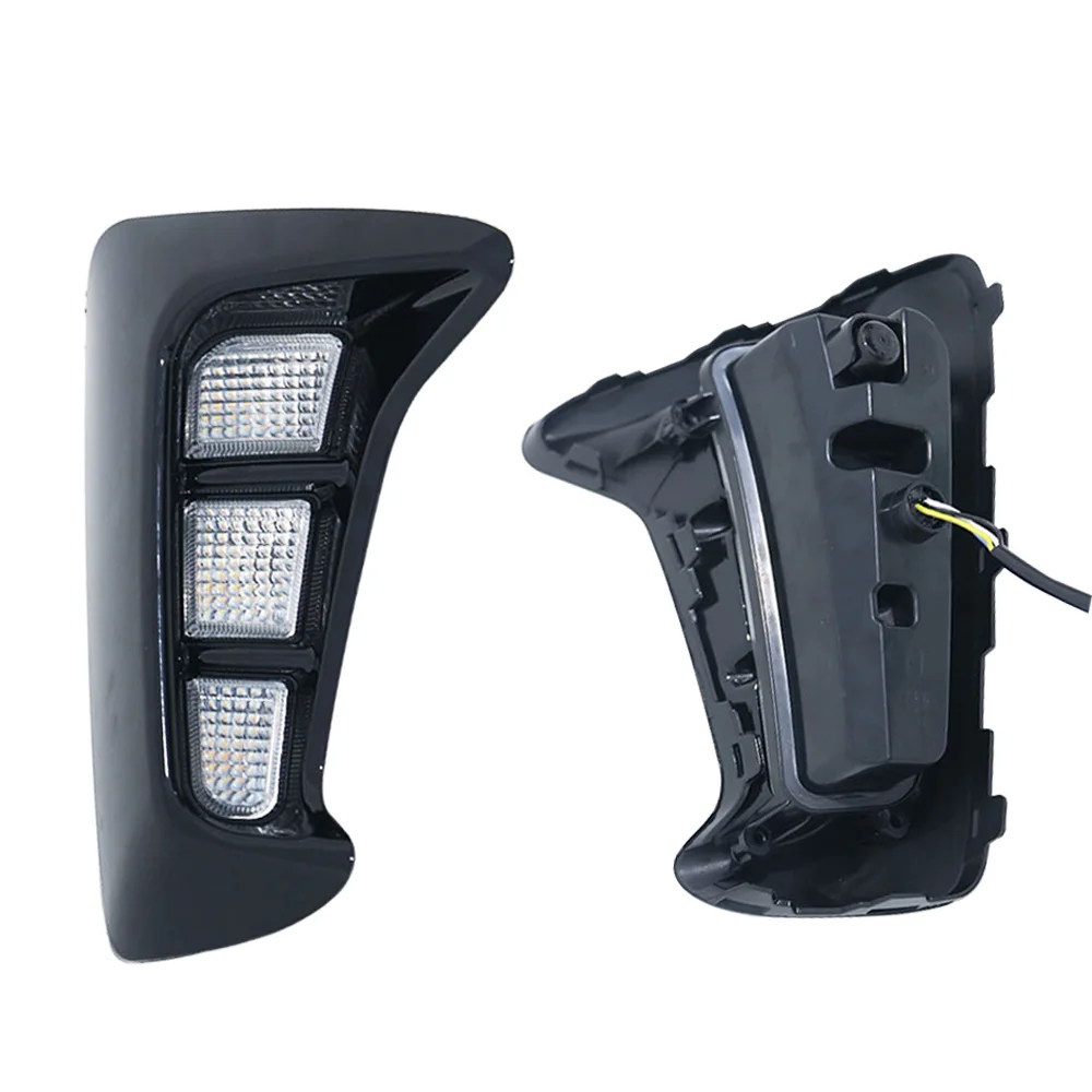 Luz de circulación diurna (DRL) LED y lámpara antiniebla Neblineros para Kia Soluto Pegas 2017 2018 2019 2020 2022 2023 2024 2025 2026 2027 Accesorio de iluminación - Imagen 3