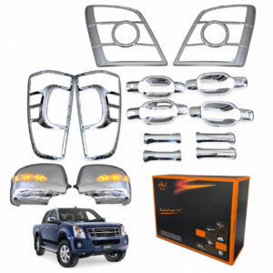 Kit de Cromados Protectores Niquelados para Chevrolet Dmax D-max 2009 2010 2011 2012 2013