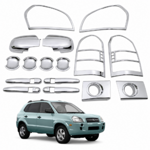 Kit de Cromados Protectores Niquelados para Hyundai Tucson 2008 2009 2010 2011
