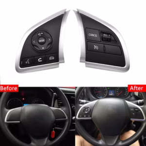 Botones de control de crucero para volante, control remoto de volumen, Mandos al Volante para Mitsubishi L200 2015 Eclipse Cross 2016 2017 2018
