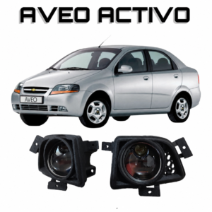 Neblineros de Lupa Tipo Original para Chevrolet Aveo Activo 2006, 2007, 2008, 2009, 2010 y 2011