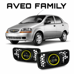 Neblineros de Lupa Tipo Original para Chevrolet Aveo FAMILY 2006, 2007, 2008, 2009, 2010 y 2011
