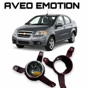 Kit de Neblineros LED de Lupa con Bases para Chevrolet Aveo Emotion 2008 2009 2010 2011 2012 2013 2014 2015