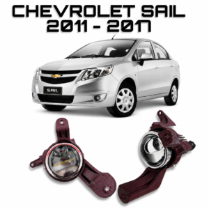 Kit de Neblineros LED de Lupa Bicolor para Chevrolet Sail 2011 2012 2013 2014 2015 2016 2017