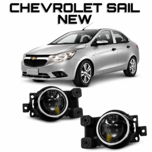 Neblineros LED de Lupa Bicolor Tipo Original para Chevrolet Sail 2018, 2019, 2020 y 2021