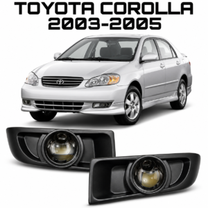 Neblineros de Lupa con Bases Tipo Original para Toyota Corolla 2003, 2004 y 2005