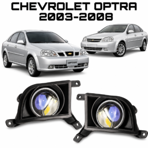 Neblineros LED de Lupa Bicolor Tipo Original para Chevrolet Optra 2003, 2004, 2005, 2006, 2007 y 2008