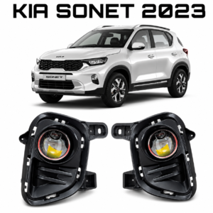Kit de Neblineros LED de Lupa Bicolor con Bases para Kia Sonet 2023