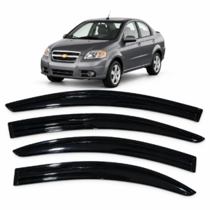 Cubrelluvias Negros Chevrolet Aveo Emotion 2008 2009 2010 2011 2012 2013 2014 2015 2016 2017