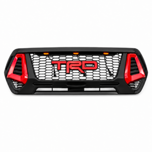 Persiana Mascarilla Delantera LED con logo TRD para Toyota Hilux Rocco 2021 2022 2023 2024 2025 2026 2027