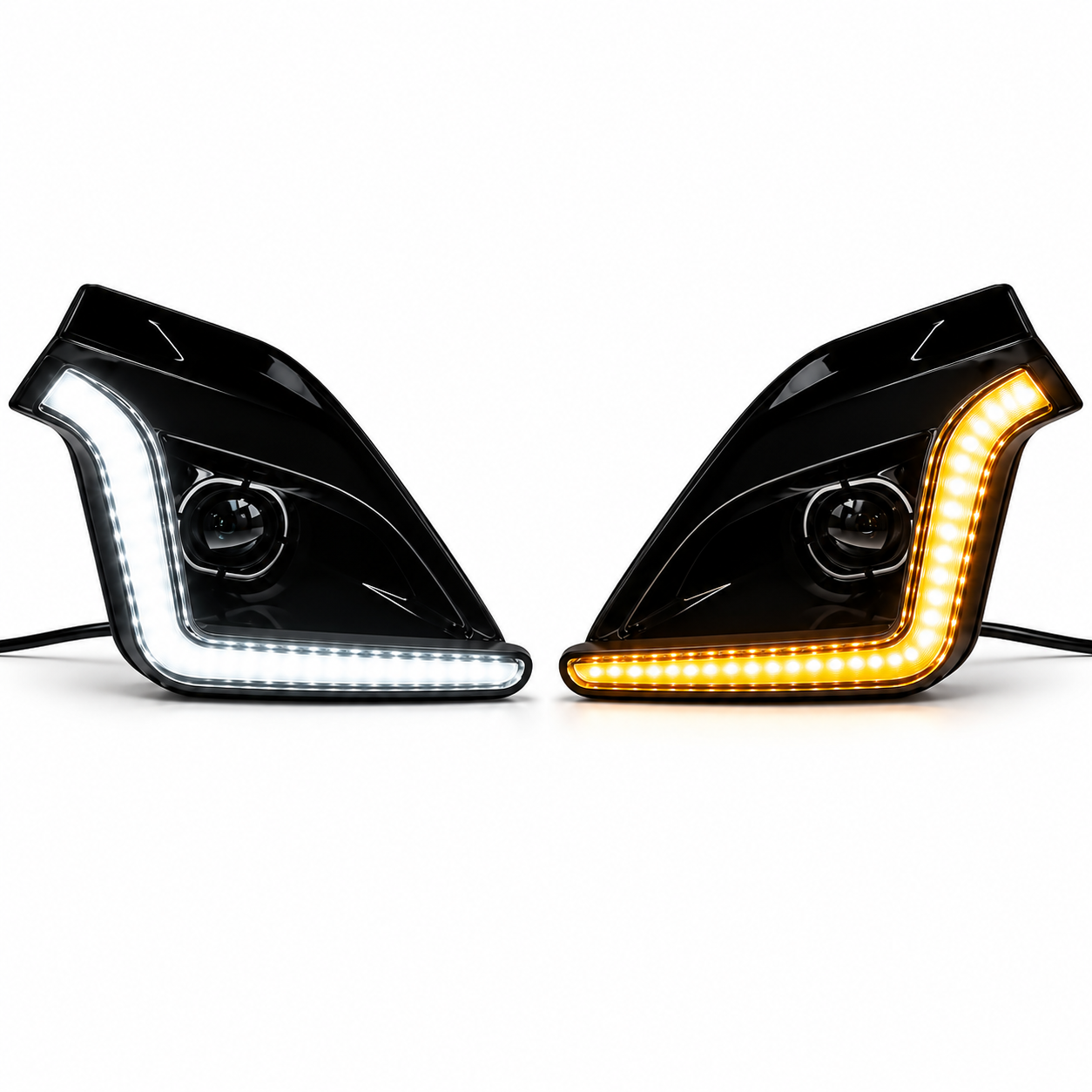 Luces Diurnas LED para Bodykit de Toyota Hilux Revo GR 2016 2017 2018 2019 2020 2021 2022 2023 2024 2025 2026 2027