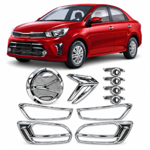 Kit de Cromados Protectores Niquelados para Kia Soluto 2020 2021 2022 2023 2024 2025 2026 2027