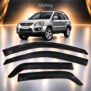 Cubrelluvias Negros Kia Sportage Active 2005 2006 2007 2008 2009 2010