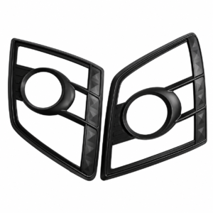 Protectores Cubiertas Negros Faros Delanteros para Chevrolet Dmax 2009 2010 2011 2012 2013