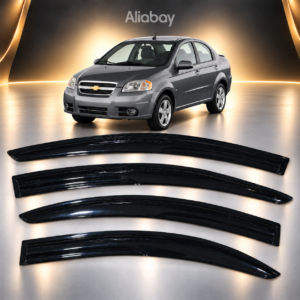 Cubrelluvias Negros Chevrolet Aveo Emotion 2008 2009 2010 2011 2012 2013 2014 2015 2016 2017