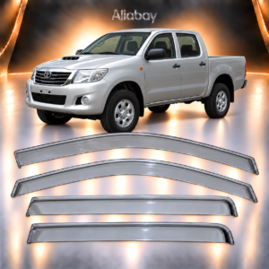 Cubrelluvias Cromados Toyota Hilux Doble Cabina 2012 2013 2014 2015